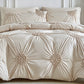 🛏️ 50 % RABATT! ☁️ Elegantes Bettwäsche-Set mit Faltenwurf-Design