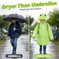 Wasserdichter Kinder-Regenponcho mit Kapuze