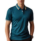 👔 Herren Poloshirt mit Kontrastkragen ☀️ Schnell Trocknend, Bequem & Ideal für Sommer und Freizeit