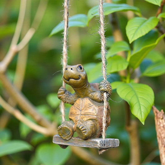 Skurrile Schildkröten-Schaukel-Dekoration