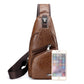 🎒 50% RABATT! 🎁 Multifunktionale Brusttasche aus hochwertigem Leder – Kompakt & praktisch – Ideal für Reisen, Alltag oder als stilvolles Accessoire – sicherer & bequemer Sitz 🧳✨🛡️