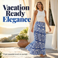 🌊 2026 Sale — Over 36,000 Sold!✨ Women's Flowy Maxi Skirt – Statement Resort Print 🌸