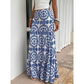 🌊 2026 Sale — Over 36,000 Sold!✨ Women's Flowy Maxi Skirt – Statement Resort Print 🌸