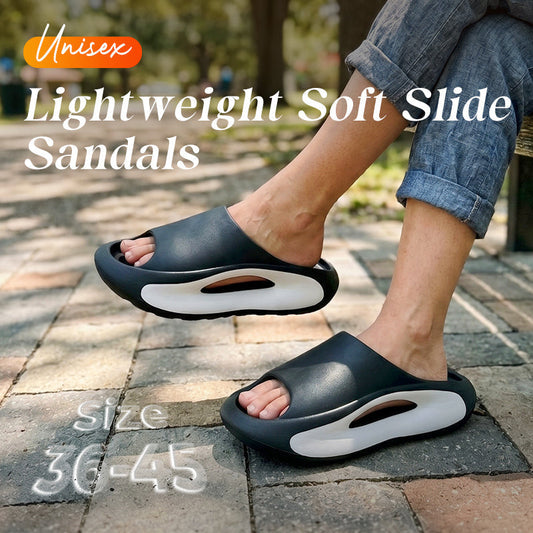 📢📢50% RABATT!! ⏰Unisex Leichte Weiche Slide-Sandalen