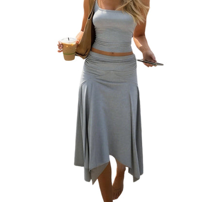 🌸 50% RABATT JETZT! 🌸 Schickes Zweiteiliges Set – Schmeichelhafte Silhouette, Hochwertiger Weicher Stoff, Vielseitiger Tag-zu-Nacht-Stil 👗✨
