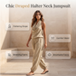 ✨Damen-Jumpsuit mit Neckholder und weitem Bein