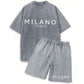 👕🩳 Herren Freizeit-Set aus T-Shirt und Shorts – 50% RABATT! Lockere Passform, atmungsaktiv, perfekt für Sommertage & Entspannung. 🔥☀️