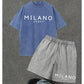 👕🩳 Herren Freizeit-Set aus T-Shirt und Shorts – 50% RABATT! Lockere Passform, atmungsaktiv, perfekt für Sommertage & Entspannung. 🔥☀️