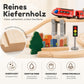 Elektrisches Holzeisenbahn-Schienen-Spielzeugset mit Brücken & Landschaft