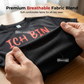🔥Solange der Vorrat reicht 50% Rabatt!🎉Witziges deutsches Slogan-T-Shirt für Herren, schwarz, Kurzarm, Rundhalsausschnitt