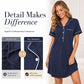 Women's Soft Short Sleeve Nightgown