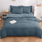 🛏️ 50% RABATT! ✨ Luxuriöses Seersucker-Bettwäsche-Set mit 4 Teilen – Kühl, Stilvoll & Perfekt Für Alle Jahreszeiten 🛌