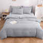 🛏️ 50% RABATT! ✨ Luxuriöses Seersucker-Bettwäsche-Set mit 4 Teilen – Kühl, Stilvoll & Perfekt Für Alle Jahreszeiten 🛌