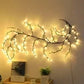 🌿 50 % Rabatt – LED-Lichterkette im Ranken-Design – 144 Lichter, 2,3 m, dimmbar, IP55 – für Garten, Balkon, Zimmer & Partys 💡