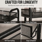 3/4 Tier Mobile Mesh Storage Utility Cart with Wheels