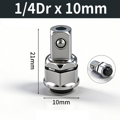 📢📢Limitiertes Angebot – 55% !!⏰CR-V Stahl Ratschenschlüssel-Adapter Steckschlüssel-Konverter-Set
