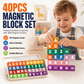 Magnetische Buchstaben- und Zahlenwürfel für Kinder