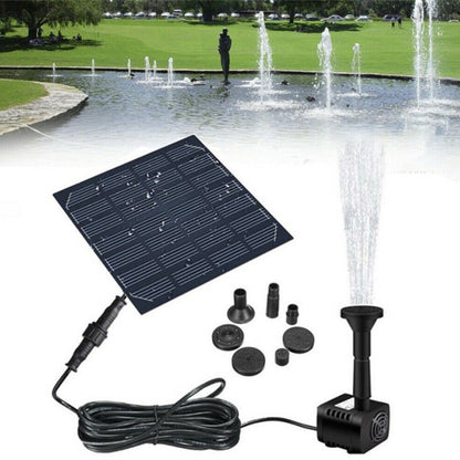 🌿 50% RABATT! 💦 Solar-Springbrunnen-Wasserpumpen-Set – Solarbetrieben, wetterfest & einfach zu installieren – Perfekt für Gartenteiche, Vogelbäder & Dekoration ☀️