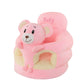 🐻 Cartoon‑Baby‑Stützsofa – Anti‑Roll‑Sitzsessel für Babys mit stabiler Rückenlehne, weicher Plüsch‑Bodensitz für Kleinkinder
