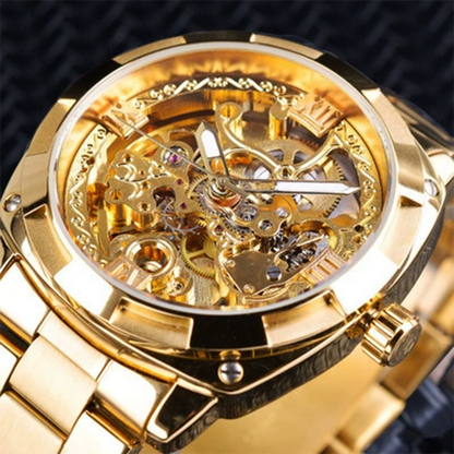 ⌚ 48% RABATT! 🦴 Skelett-Automatikuhr für Herren – Mechanisches Werk, offenes Zifferblatt & edles Design – Perfekte Kombination aus Handwerkskunst & Stil ✨