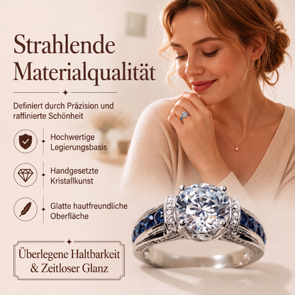 💍 Exclusive jewelry💎 Eleganter Cocktailring aus Zirkonia – Funkelnd, luxuriös & zeitlos – Perfekt für besondere Anlässe & den täglichen Glamour 🌟