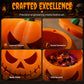 🔥 Halloween Special Offer – Spooky Savings Await! 🎃💀Halloween Kürbis-Dekoration mit roten Augen