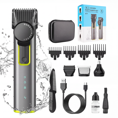 ⏳Nur für kurze Zeit – 50% RABATT⏰4-in-1 Elektrisches Haarschneider-Set