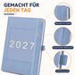📅A5 2027 Tagebuch-Notizbuch mit einer Seite pro Tag ✨