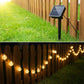 Wasserdichte Solar-Lichterkette mit Blasendesign für Terrasse & Garten