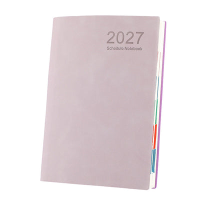 📘✨2027 Minimalistischer Tagesplaner Notizbuch