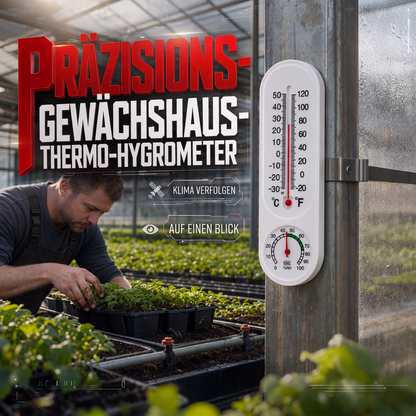 📢📢50% RABATT !!⏰Präzises Thermo-Hygrometer für Gewächshäuser
