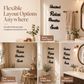 ⏳Zeitlich begrenzt 50% Rabatt⏰4-teiliges Farmhouse Badezimmer Wanddeko-Set🛁🧱