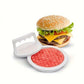 🍔Burgerpresse aus PP für gleichmäßige Patties mit geriffelter Bodenplatte✨