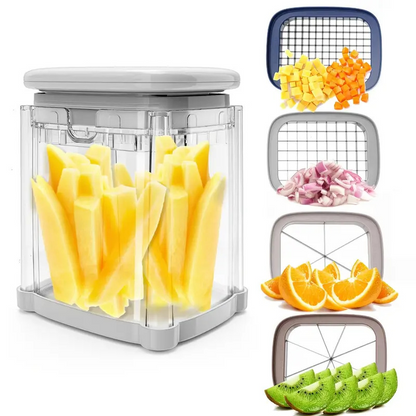 ⏳Nur für kurze Zeit – 50% RABATT⏰4-in-1 Pommes-Schneider