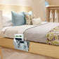 🛏️ JETZT 50 % RABATT! Hängende Aufbewahrungstasche für das Bett – Mehrfächer Bett-Organizer aus Filz, ideal für Etagenbetten im Wohnheim, für Tablet, Bücher, Handy und Schreibwaren ✨