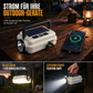 📢📢50% RABATT !!⏰Solar wiederaufladbare LED-Campinglampe, multifunktionale Handarbeitsleuchte mit langer Akkulaufzeit für Outdoor-Notfälle