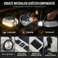 📢📢50% RABATT !!⏰Solar wiederaufladbare LED-Campinglampe, multifunktionale Handarbeitsleuchte mit langer Akkulaufzeit für Outdoor-Notfälle