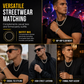 💎 50% sparen! ✨ Herren Hip-Hop Strass-Halskette – Vollständig pavébesetzter Kristallchain, handgesetzte Krallensteine & makellose galvanisierte Oberfläche – Street Dance Statement Style 🎤