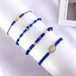 💎Exclusive jewelry💎4-teiliges verstellbares geflochtenes stapelbares Armband-Set