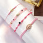 💎Exclusive jewelry💎4-teiliges verstellbares geflochtenes stapelbares Armband-Set