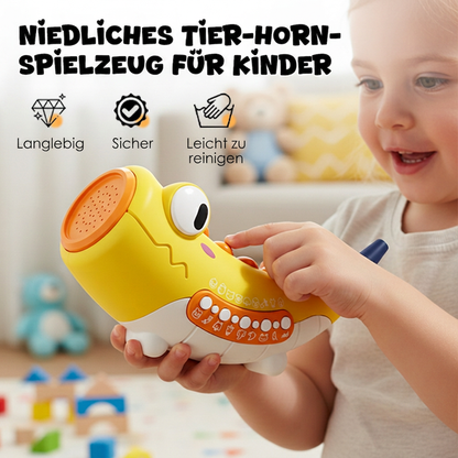 ⏳Nur für kurze Zeit – 50% RABATT⏰🎵 Niedliches Tierhorn-Spielzeug für Kinder 🐊