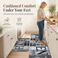 📢📢50% OFF !! ⏰American Style Water Absorbent Kitchen Rug and Mat Set Non Slip Crystal Velvet Floor Mats for Home Entryway