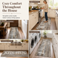 📢📢50% OFF !! ⏰American Style Water Absorbent Kitchen Rug and Mat Set Non Slip Crystal Velvet Floor Mats for Home Entryway
