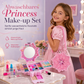 👑 50% RABATT! ✨ Waschbares Make-up-Spielset für kleine Prinzessinnen – sichere, nicht reizende Formel, ausziehbare, drehbare Fächer & tragbare Tasche mit Schulterriemen – perfektes Geschenk für Mädchen 🎀