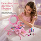 👑 50% RABATT! ✨ Waschbares Make-up-Spielset für kleine Prinzessinnen – sichere, nicht reizende Formel, ausziehbare, drehbare Fächer & tragbare Tasche mit Schulterriemen – perfektes Geschenk für Mädchen 🎀