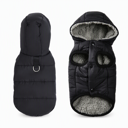 🐶 50% RABATT! ❄️ Hunde-Winterweste – Fleecefutter, winddicht & mit Anlein-Ring ✨