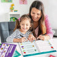 ⏳Nur für kurze Zeit – 50% RABATT⏰  ✍️Rillen-Schreibübungsheft-Set für Kinder mit Griffhilfen