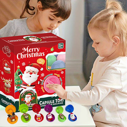 🔥 Weihnachts-Sonderangebot – Verbreite Freude & Spare Groß! 🎄🎁Mini-Weihnachtsautomat Santa Claus mit Überraschungsspielzeug für Kinder 🎅