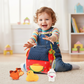 🐄 50 % RABATT! ✨ Interaktives Plüsch-Bauernhaus-Spielset – 6 Erlebnisbereiche mit Spiegel & Alphabet-Klappen, niedliche Tierhandpuppen & tragbares Aufbewahrungsdesign – Spielerisches Frühlernen für Kleinkinder 🐏
