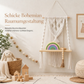 ⏳ Kun for en kort tid – 50 % RABATT ⏰Böhmisch handgewebte Makramee-Wandbehang-Schwebeboden für Bücher und Pflanzen, Wohnzimmerdekoration